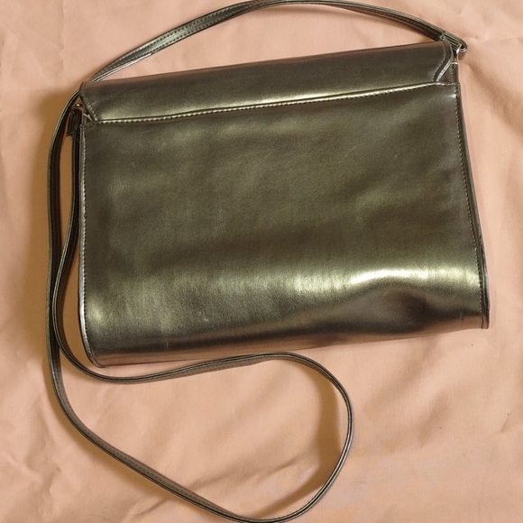 GoldSilver '80s vtgclutch/body bag - Picture 2 of 6